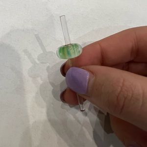 Trollbeads Green Stripe Bead